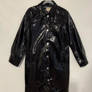 Elie Tahari Glossy Black Jacket NWT